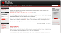 Desktop Screenshot of medik.cz