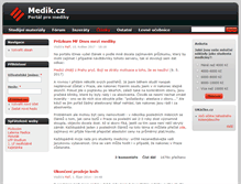 Tablet Screenshot of medik.cz